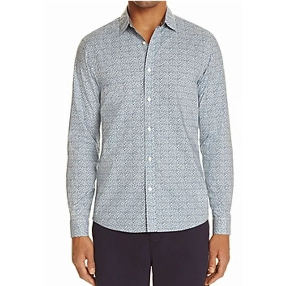 Ted Baker Alfee Ling Sleeve Button down dress shirt Size 6
